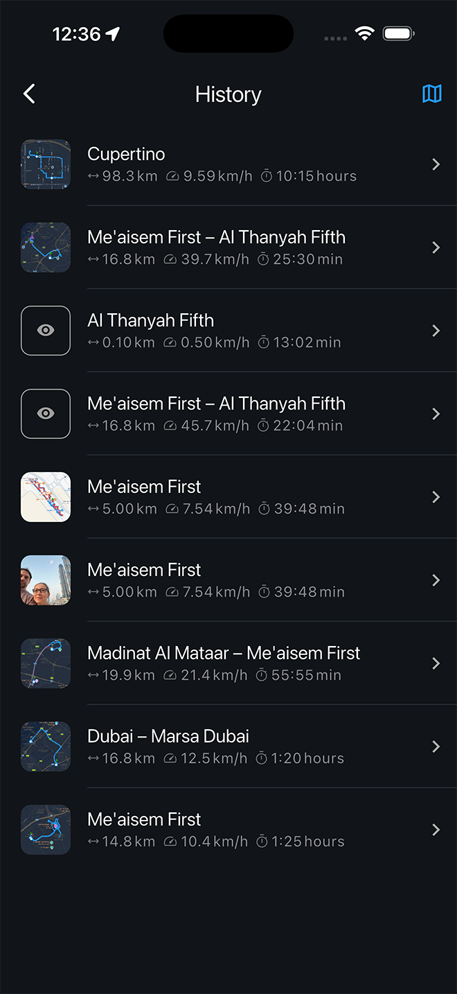 Activity list
